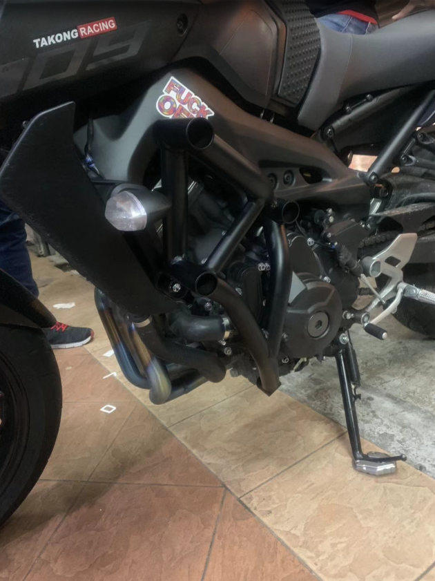 Sturzbügel Motor Rahmen Schutz für die Yamaha MT 09, Tracer 900, XSR 900