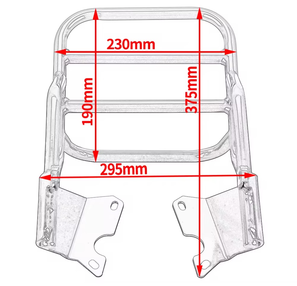 BMW RnineT Gepäckbrücke Gepäckträger Gepäcksystem 2014-2023